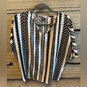 Women’s v neck blouse